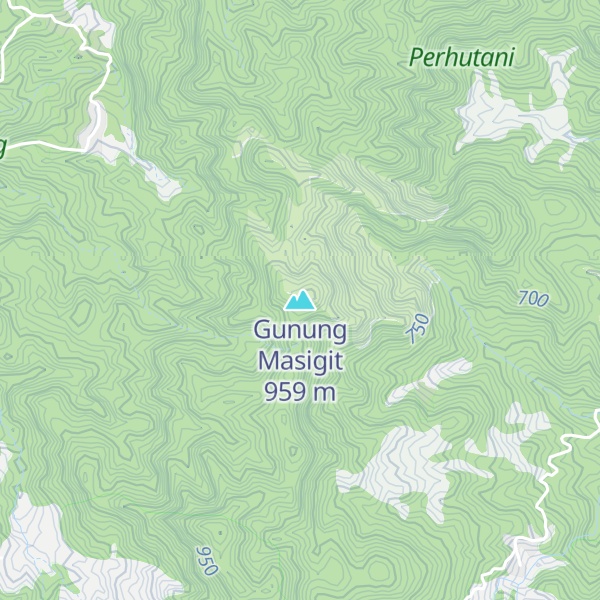 Map of Gunung Masigit