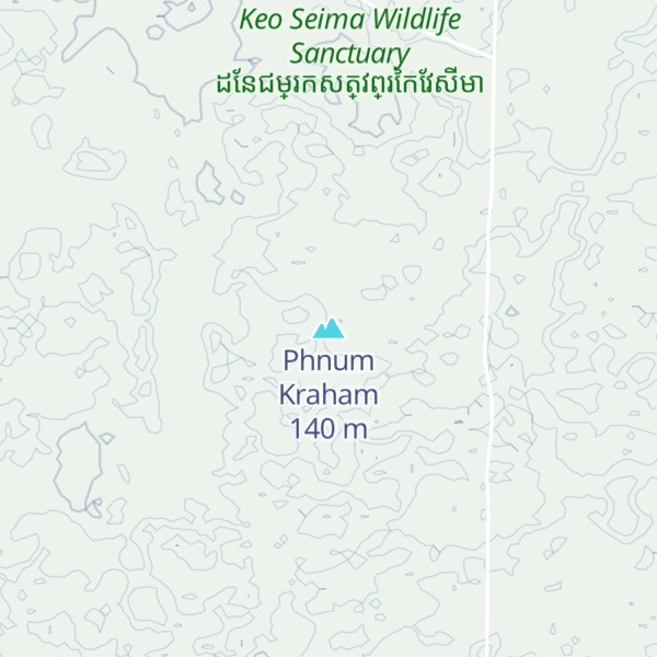 Map of Phnum Kraham