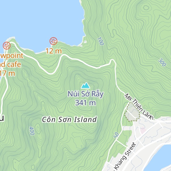 Map of Núi Sở Rẫy