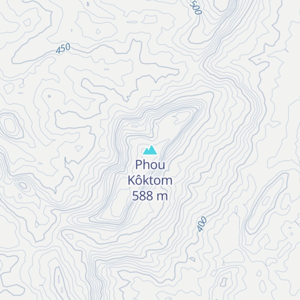 Map of Phou Kôktom