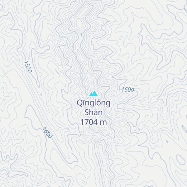 Map of Qīnglóng Shān