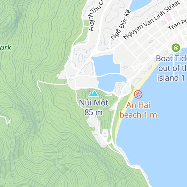 Map of Núi Một