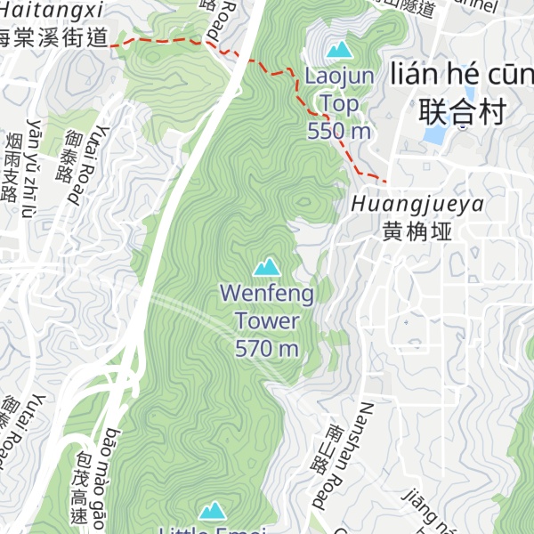 Map of Wenfeng Tower
