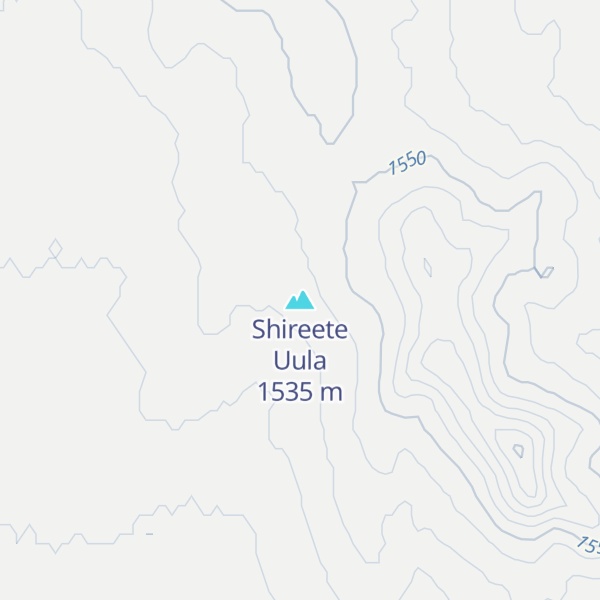 Map of Shireete Uula
