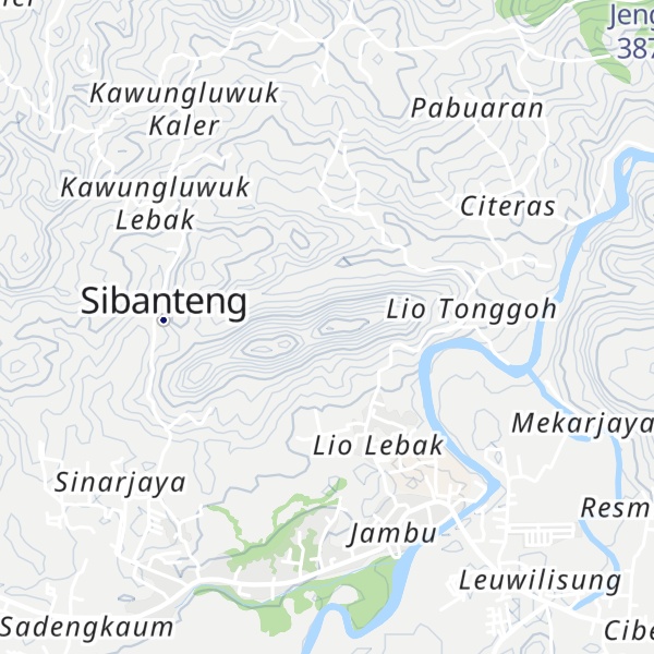 Map of Gunung Jambu