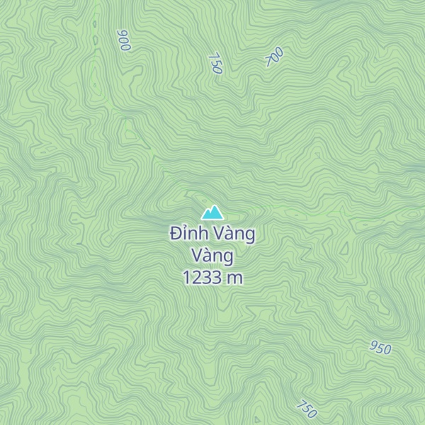 Map of Đỉnh Vàng Vàng