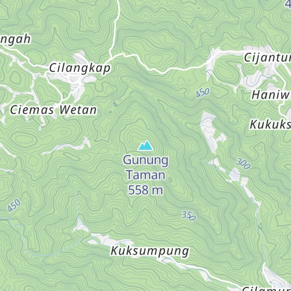 Map of Gunung Taman