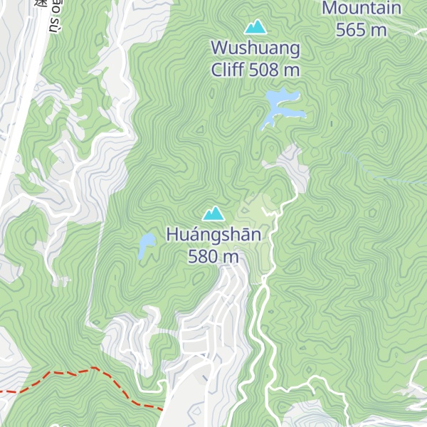 Map of Huángshān