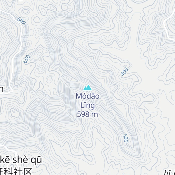 Map of Módāo Lǐng