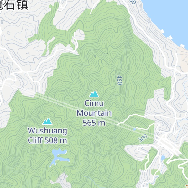 Map of Cimu Mountain