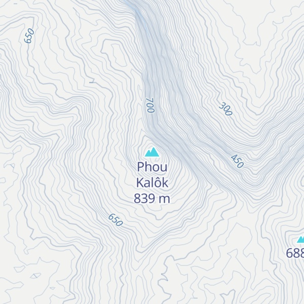 Map of Phou Kalôk