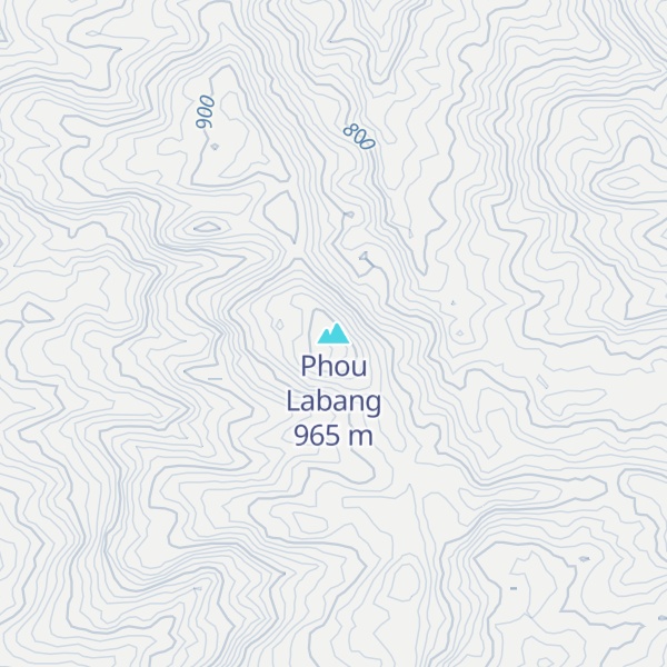 Map of Phou Labang