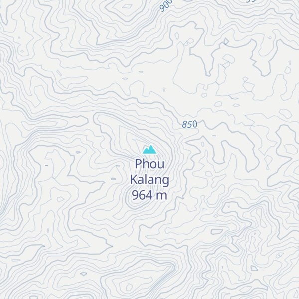 Map of Phou Kalang
