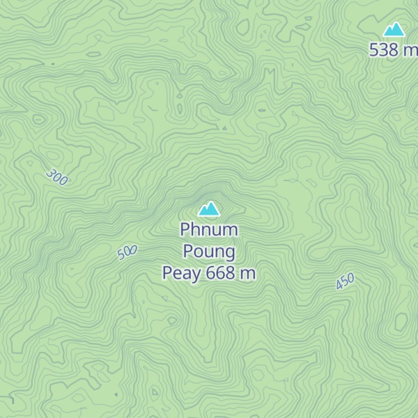 Map of Phnum Poung Peay