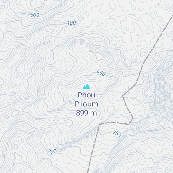 Map of Phou Plioum