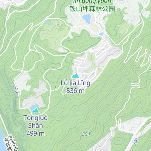 Map of Lǚ Jiā Lǐng