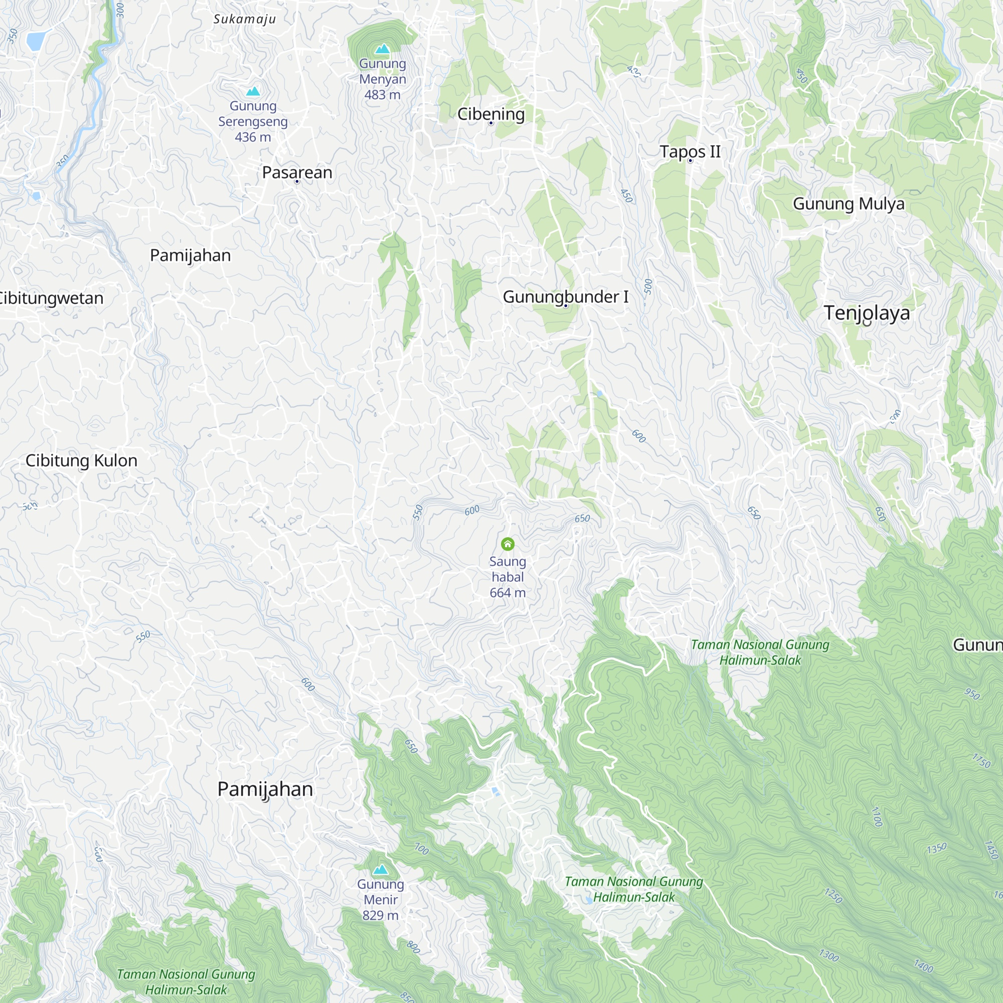 Ci koneng camp and resort map