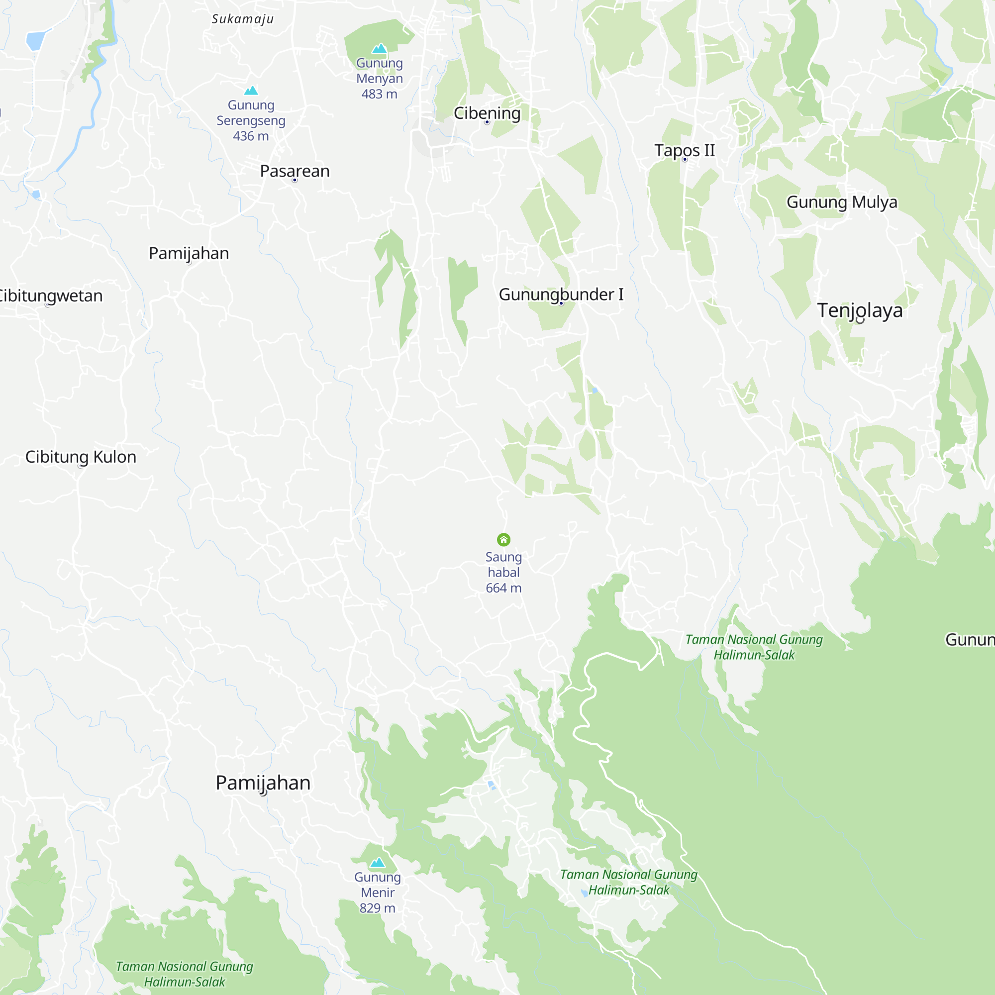 Ci koneng camp and resort map