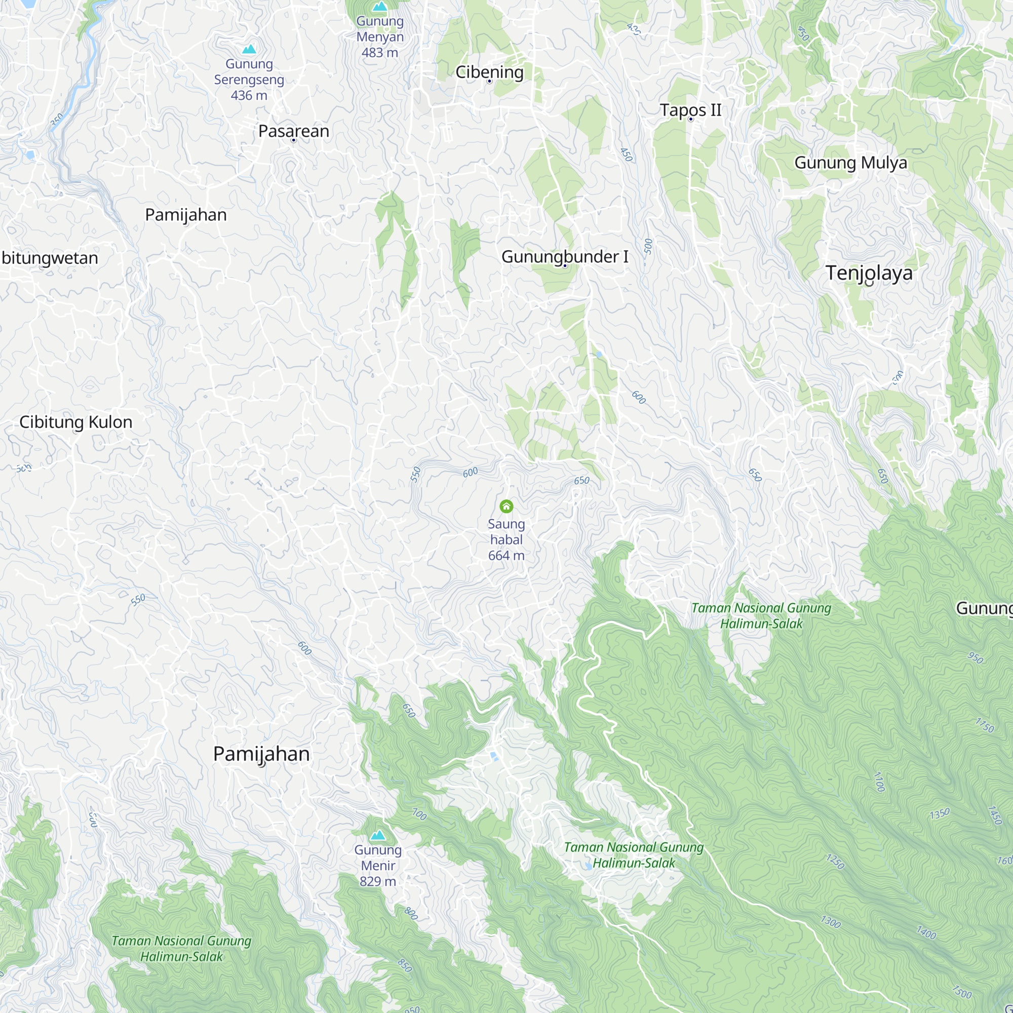 Saung habal map