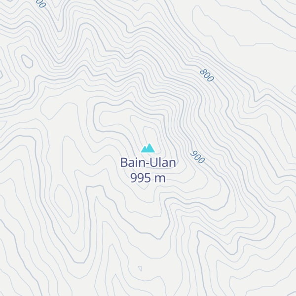 Map of Bain-Ulan