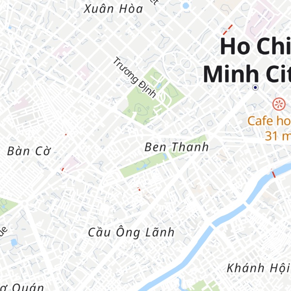 Map of Cabana Hotel Saigon - 47A Nguyen Trai