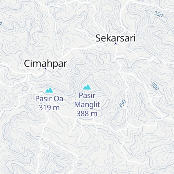 Map of Pasir Manglit