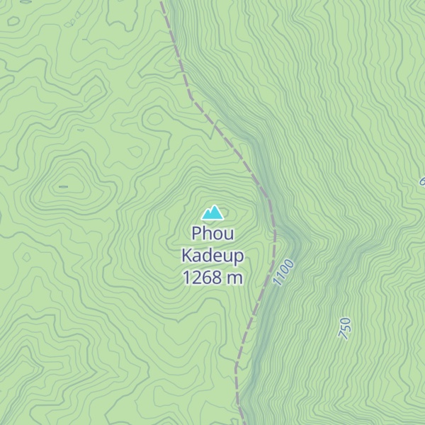 Map of Phou Kadeup
