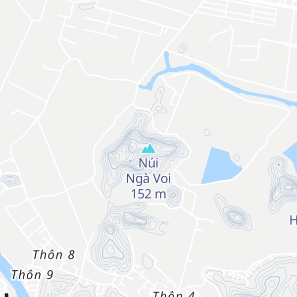 Map of Núi Ngà Voi
