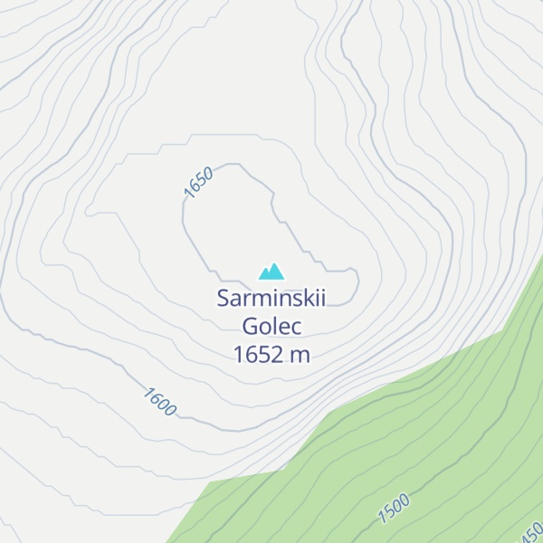 Map of Sarminskii Golec