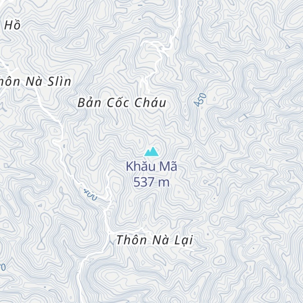 Map of Khău Mã