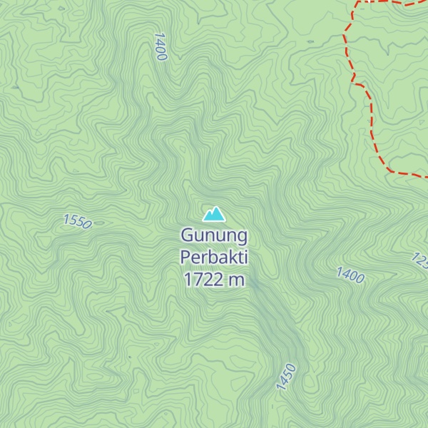 Map of Gunung Perbakti