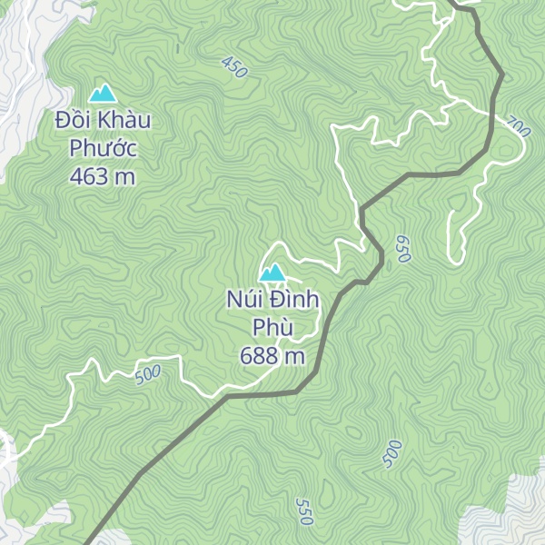 Map of Núi Đình Phù
