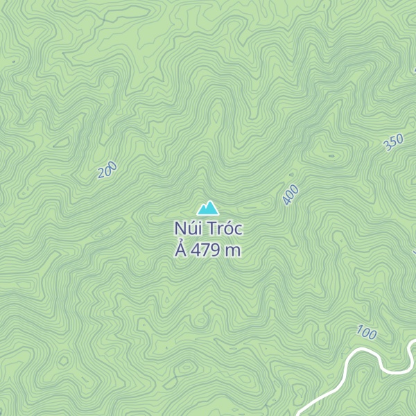 Map of Núi Tróc Ả