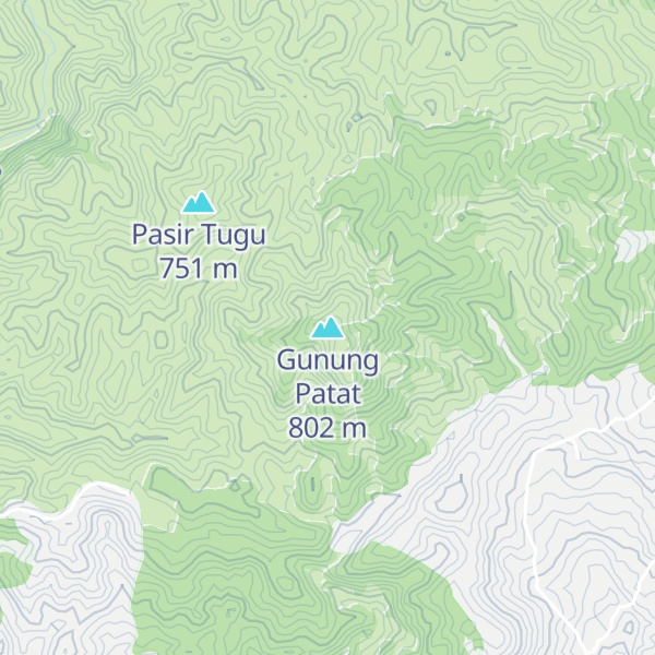 Map of Gunung Patat