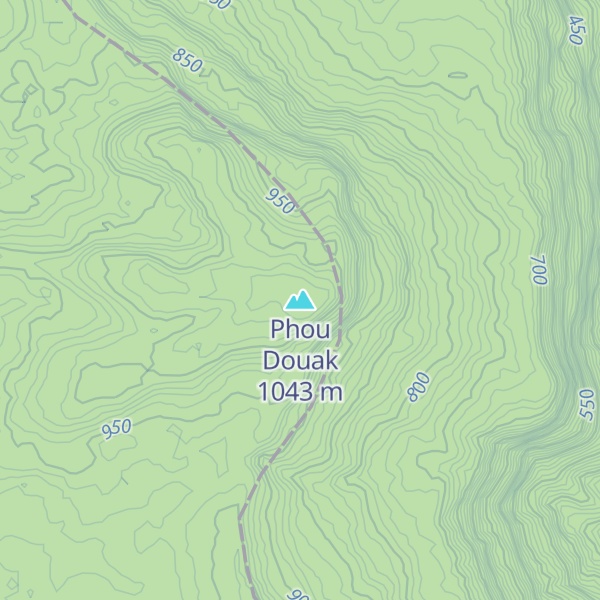 Map of Phou Douak
