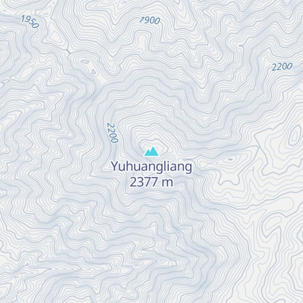 Map of Yuhuangliang