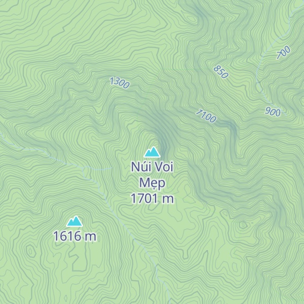Map of Núi Voi Mẹp