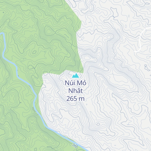Map of Núi Mỏ Nhât