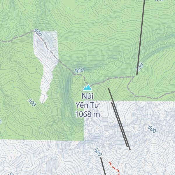 Map of Núi Yên Tử
