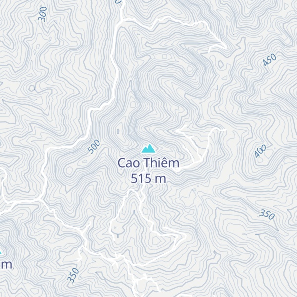 Map of Cao Thiêm