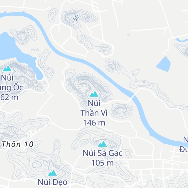 Map of Núi Thần Vì
