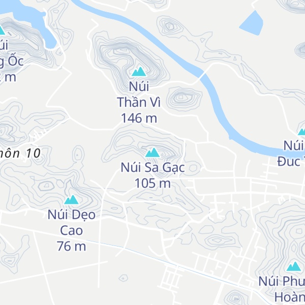 Map of Núi Sa Gạc