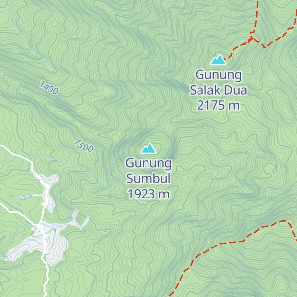 Map of Gunung Sumbul