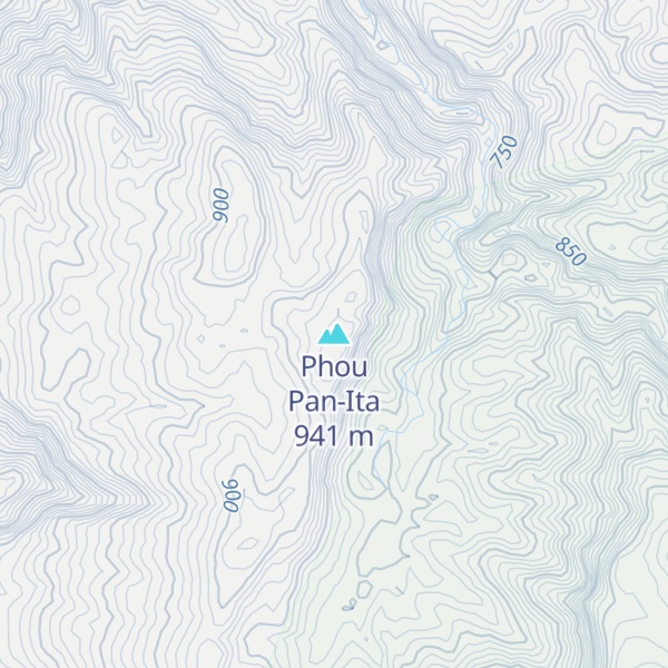 Map of Phou Pan-Ita
