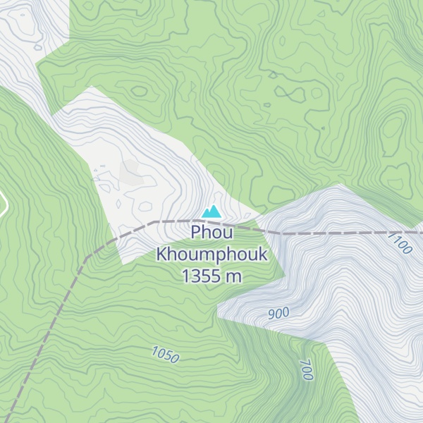 Map of Phou Khoumphouk