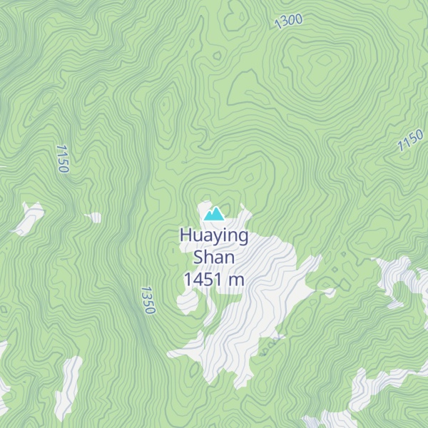 Map of Huaying Shan