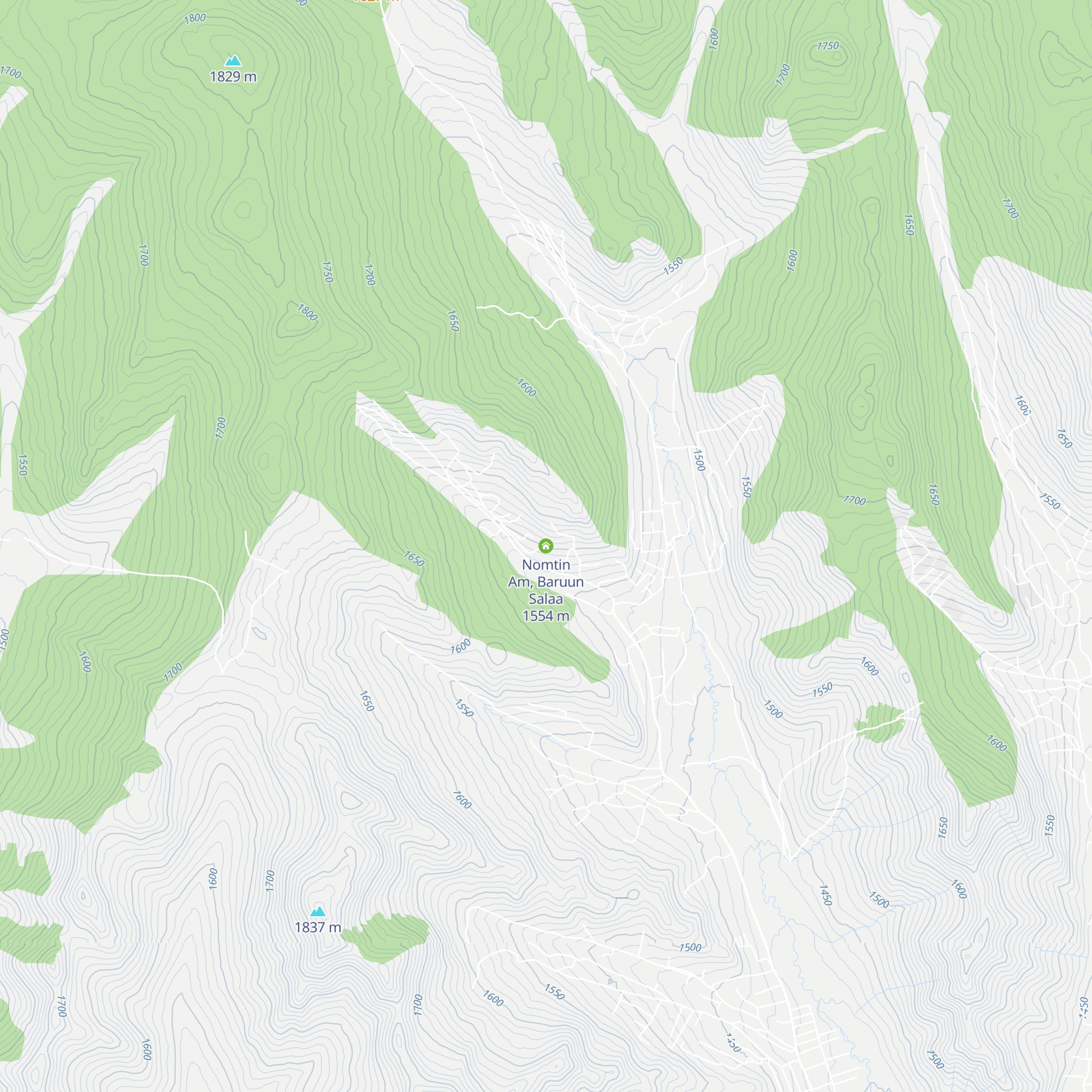 Nomtin Am, Baruun Salaa map