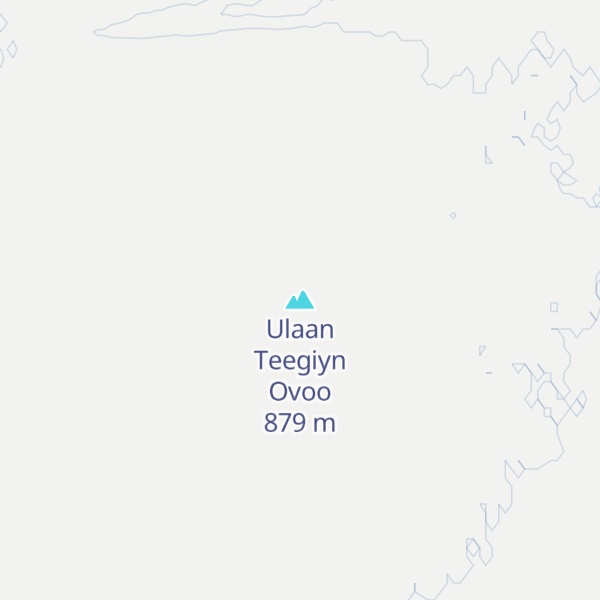 Map of Ulaan Teegiyn Ovoo