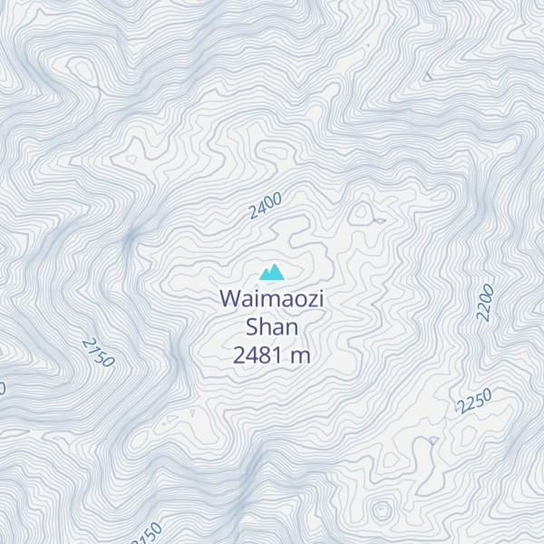 Map of Waimaozi Shan