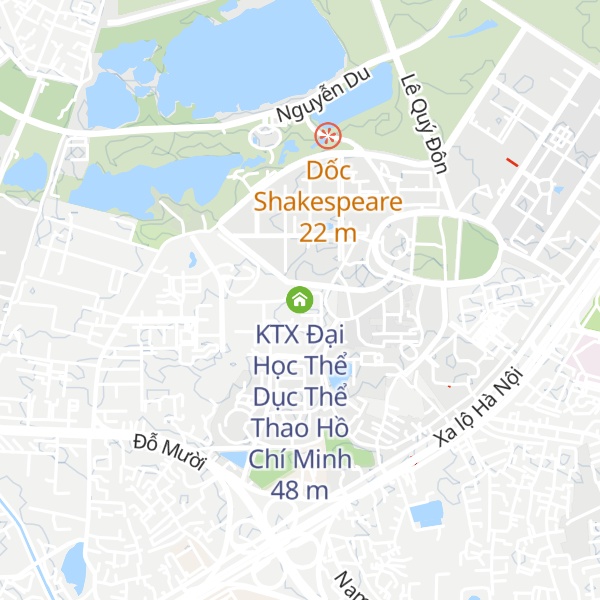 Map of KTX Đại Học Thể Dục Thể Thao Hồ Chí Minh